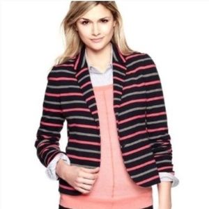 Gap Neon Stripe Ponte Academy Blazer